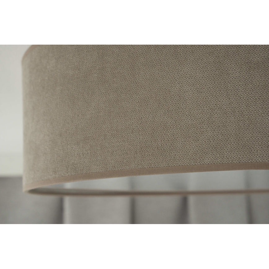 Duolla - LED-kattovalaisin CORTINA LED/26W/230V halkaisija 45 cm 4000K ruskea