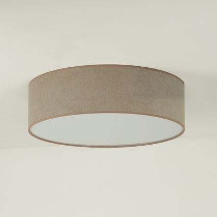 Duolla - LED-kattovalaisin CORTINA LED/26W/230V halkaisija 45 cm 4000K ruskea