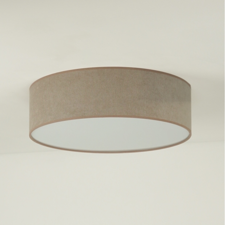 Duolla - LED-kattovalaisin CORTINA LED/26W/230V halkaisija 45 cm 4000K ruskea