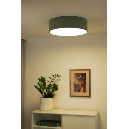 Duolla - LED-kattovalaisin CORTINA LED/26W/230V halkaisija 45 cm 4000K turkoosi