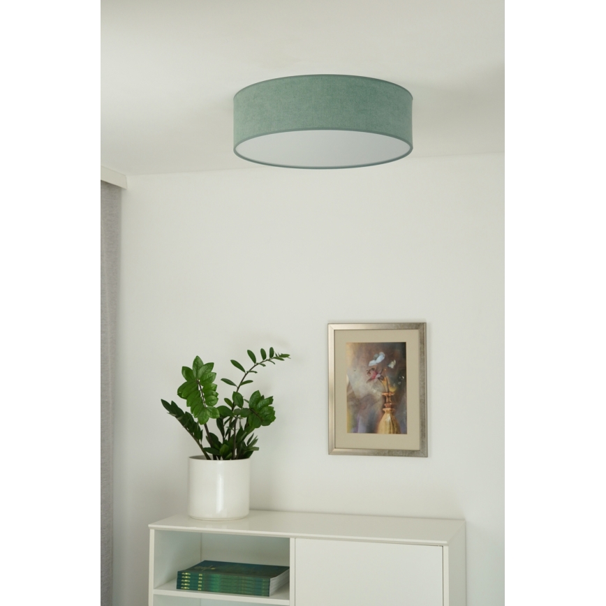 Duolla - LED-kattovalaisin CORTINA LED/26W/230V halkaisija 45 cm 4000K turkoosi