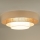Duolla - LED-kattovalaisin LUNETA LED/26W/230V halkaisija 60 cm 4000K rottinki/beige/ruskea