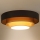 Duolla - LED-kattovalaisin LUNETA LED/26W/230V halkaisija 60 cm 4000K ruskea/kulta/kerma