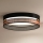 Duolla - LED-kattovalaisin ROLLER DUO SHINY LED/24W/230V halkaisija 45 cm musta/kupari