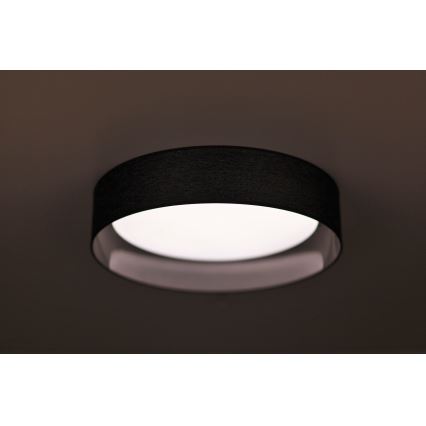 Duolla - LED-kattovalaisin ROLLER LED/24W/230V halkaisija 45 cm antrasiitti