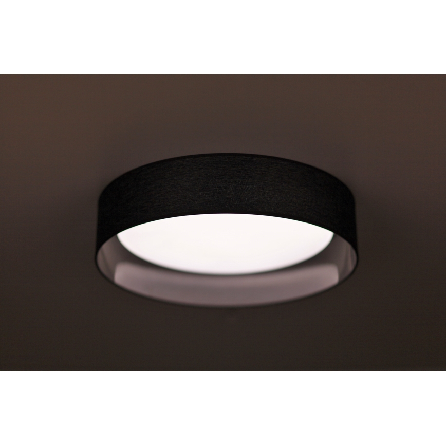 Duolla - LED-kattovalaisin ROLLER LED/24W/230V halkaisija 45 cm antrasiitti