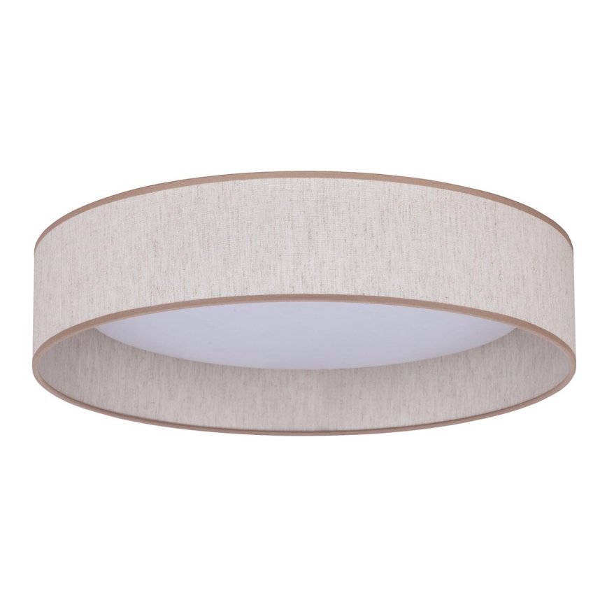 Duolla - LED-kattovalaisin ROLLER LED/24W/230V halkaisija 45 cm beige