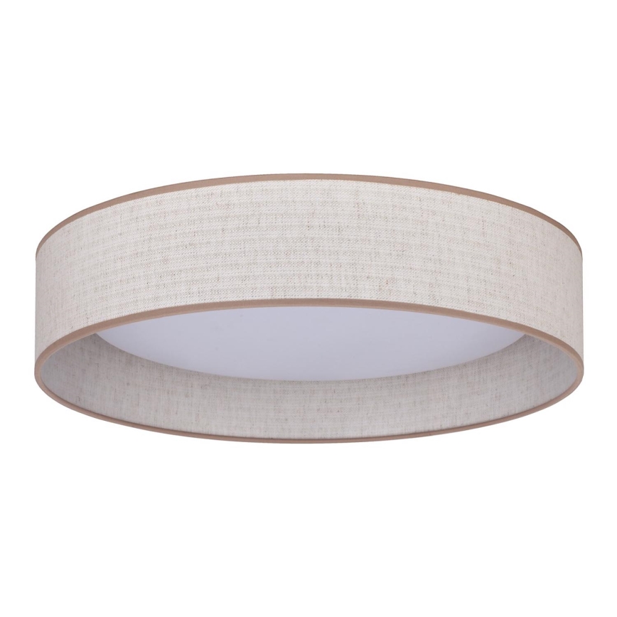 Duolla - LED-kattovalaisin ROLLER LED/24W/230V halkaisija 45 cm beige