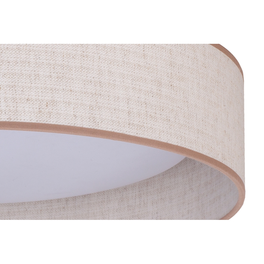 Duolla - LED-kattovalaisin ROLLER LED/24W/230V halkaisija 45 cm beige