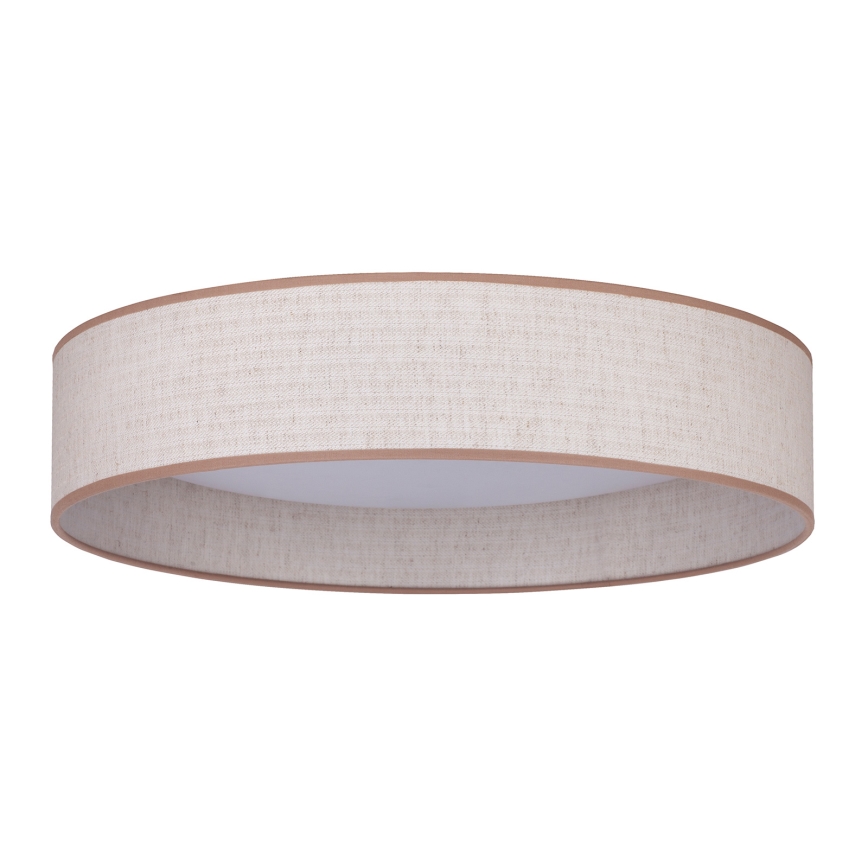 Duolla - LED-kattovalaisin ROLLER LED/24W/230V halkaisija 45 cm beige