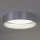 Duolla - LED-kattovalaisin ROLLER LED/24W/230V halkaisija 45 cm hopea