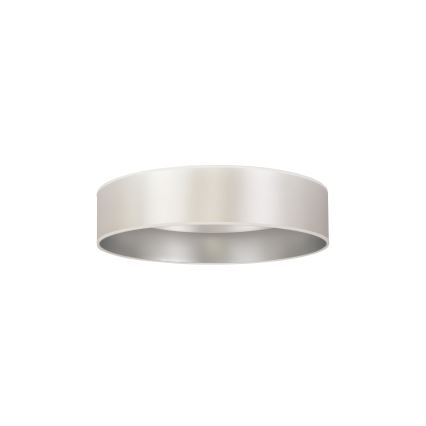 Duolla - LED-kattovalaisin ROLLER LED/24W/230V halkaisija 45 cm hopea