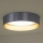 Duolla - LED-kattovalaisin ROLLER LED/24W/230V halkaisija 45 cm hopea/kulta