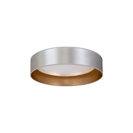 Duolla - LED-kattovalaisin ROLLER LED/24W/230V halkaisija 45 cm hopea/kulta