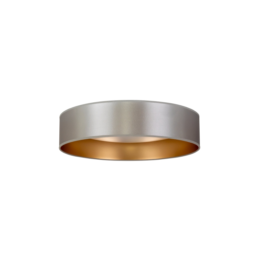 Duolla - LED-kattovalaisin ROLLER LED/24W/230V halkaisija 45 cm hopea/kulta
