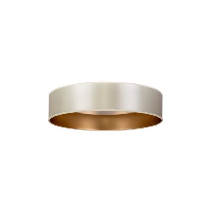 Duolla - LED-kattovalaisin ROLLER LED/24W/230V halkaisija 45 cm hopea/kulta