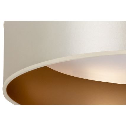 Duolla - LED-kattovalaisin ROLLER LED/24W/230V halkaisija 45 cm hopea/kulta