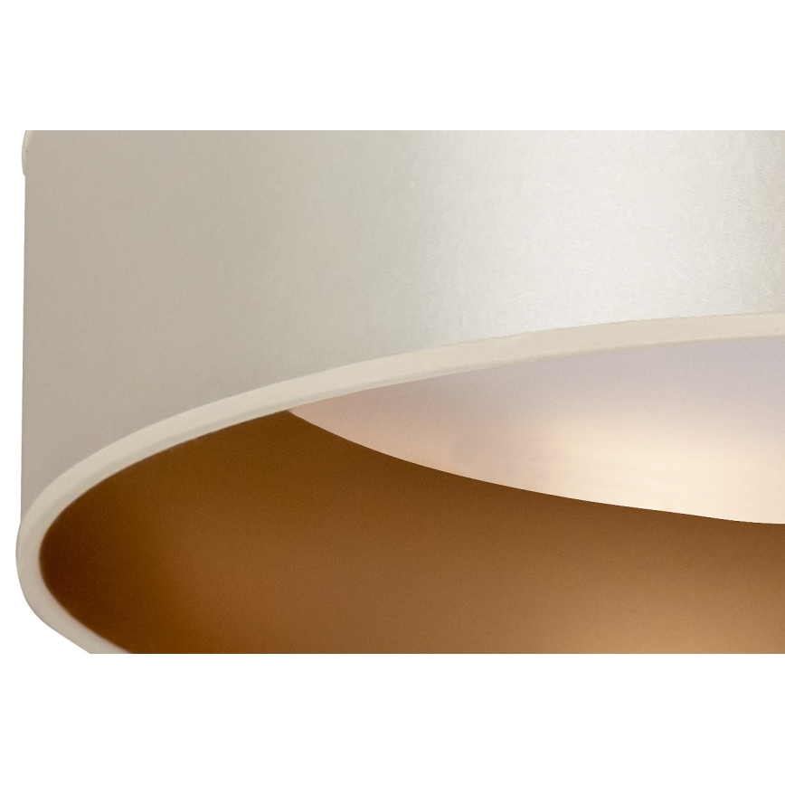 Duolla - LED-kattovalaisin ROLLER LED/24W/230V halkaisija 45 cm hopea/kulta