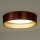 Duolla - LED-kattovalaisin ROLLER LED/24W/230V halkaisija 45 cm kupari/kulta