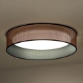 Duolla - LED-kattovalaisin ROLLER LED/24W/230V halkaisija 45 cm kupari/musta