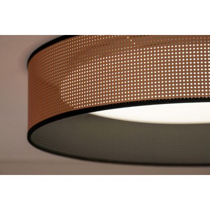 Duolla - LED-kattovalaisin ROLLER LED/24W/230V halkaisija 45 cm kupari/musta