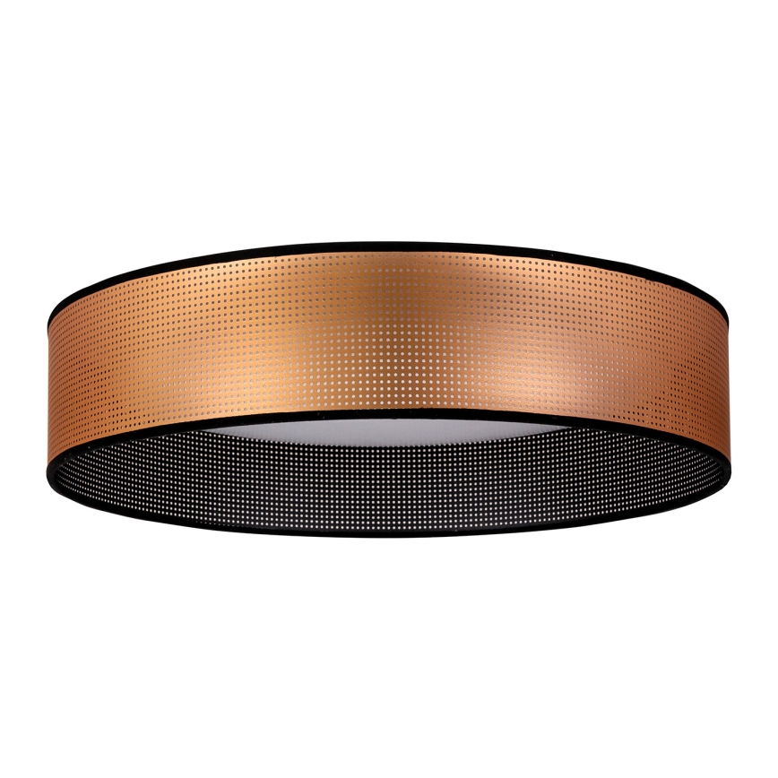 Duolla - LED-kattovalaisin ROLLER LED/24W/230V halkaisija 45 cm kupari/musta