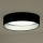 Duolla - LED-kattovalaisin ROLLER LED/24W/230V halkaisija 45 cm musta/hopea