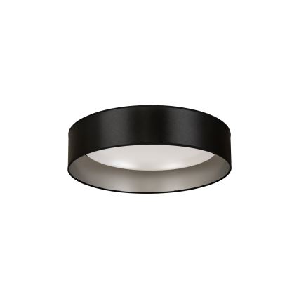 Duolla - LED-kattovalaisin ROLLER LED/24W/230V halkaisija 45 cm musta/hopea
