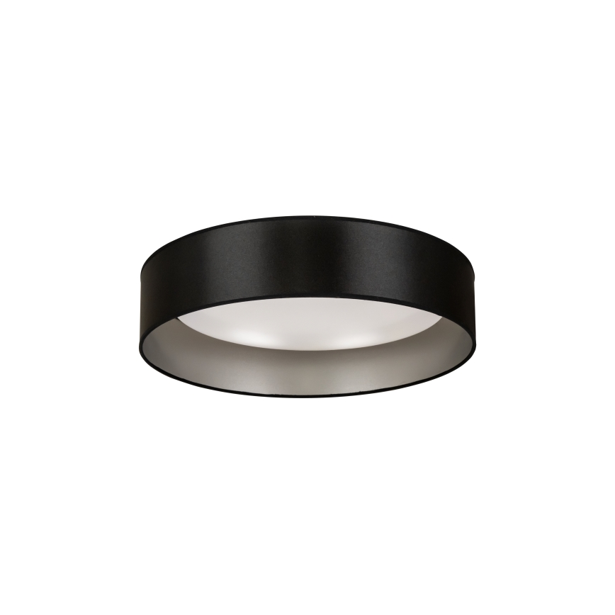 Duolla - LED-kattovalaisin ROLLER LED/24W/230V halkaisija 45 cm musta/hopea