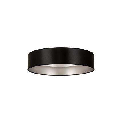 Duolla - LED-kattovalaisin ROLLER LED/24W/230V halkaisija 45 cm musta/hopea
