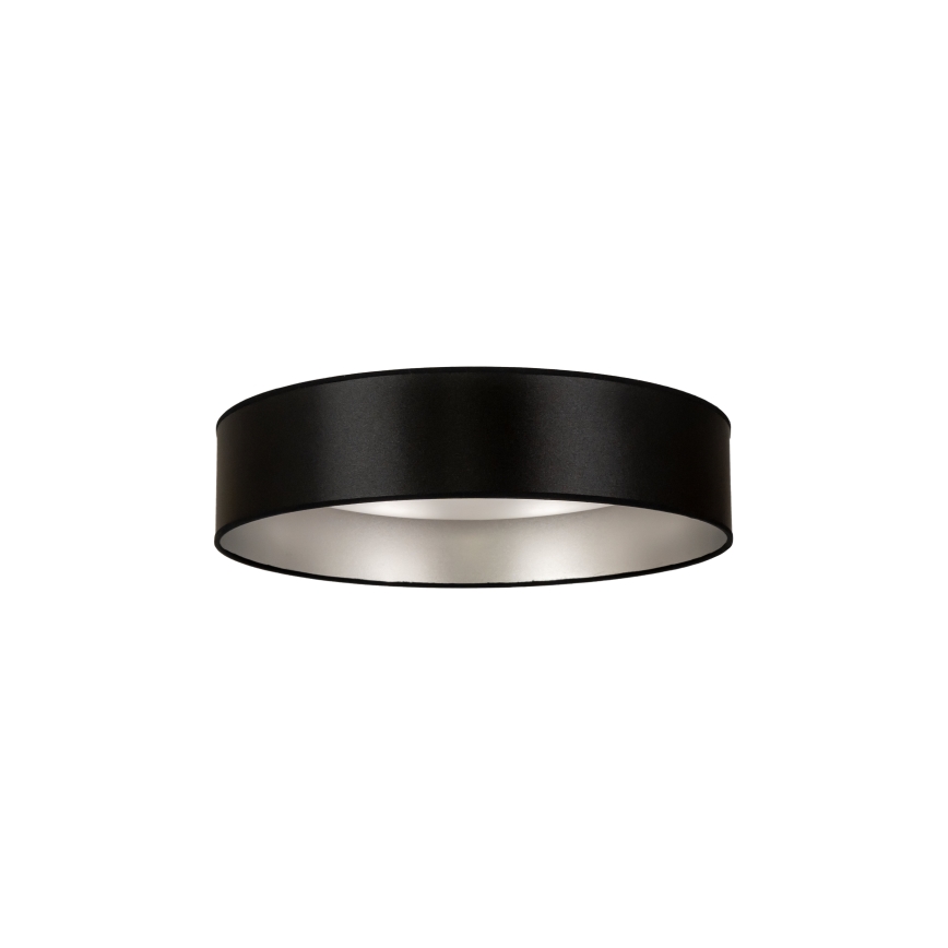 Duolla - LED-kattovalaisin ROLLER LED/24W/230V halkaisija 45 cm musta/hopea