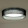 Duolla - LED-kattovalaisin ROLLER LED/24W/230V halkaisija 45 cm musta