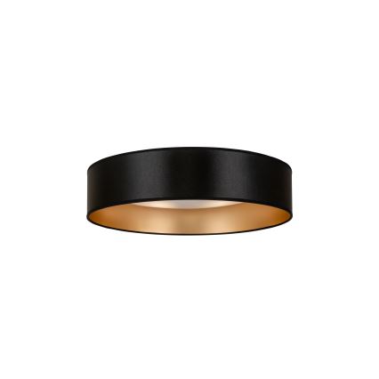 Duolla - LED-kattovalaisin ROLLER LED/24W/230V halkaisija 45 cm musta/kulta