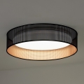 Duolla - LED-kattovalaisin ROLLER LED/24W/230V halkaisija 45 cm musta/kupari