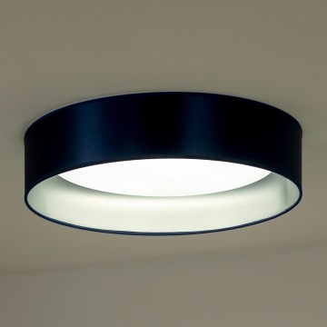 Duolla - LED-kattovalaisin ROLLER LED/24W/230V halkaisija 45 cm sininen/hopea