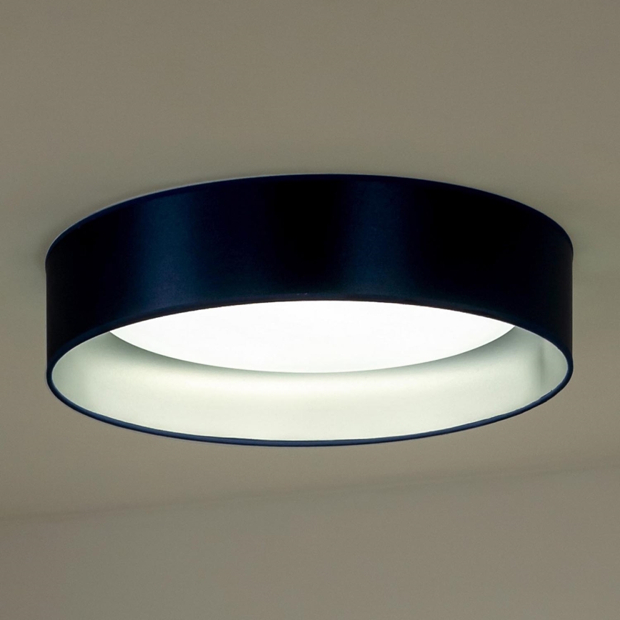 Duolla - LED-kattovalaisin ROLLER LED/24W/230V halkaisija 45 cm sininen/hopea