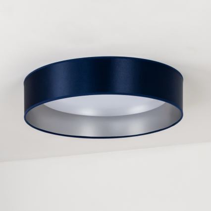 Duolla - LED-kattovalaisin ROLLER LED/24W/230V halkaisija 45 cm sininen/hopea
