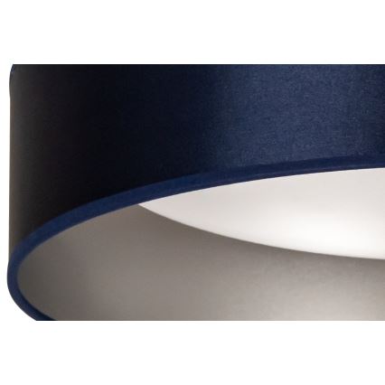 Duolla - LED-kattovalaisin ROLLER LED/24W/230V halkaisija 45 cm sininen/hopea