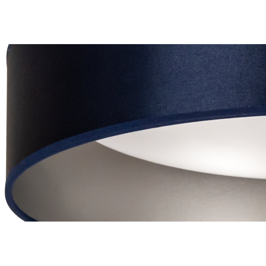 Duolla - LED-kattovalaisin ROLLER LED/24W/230V halkaisija 45 cm sininen/hopea