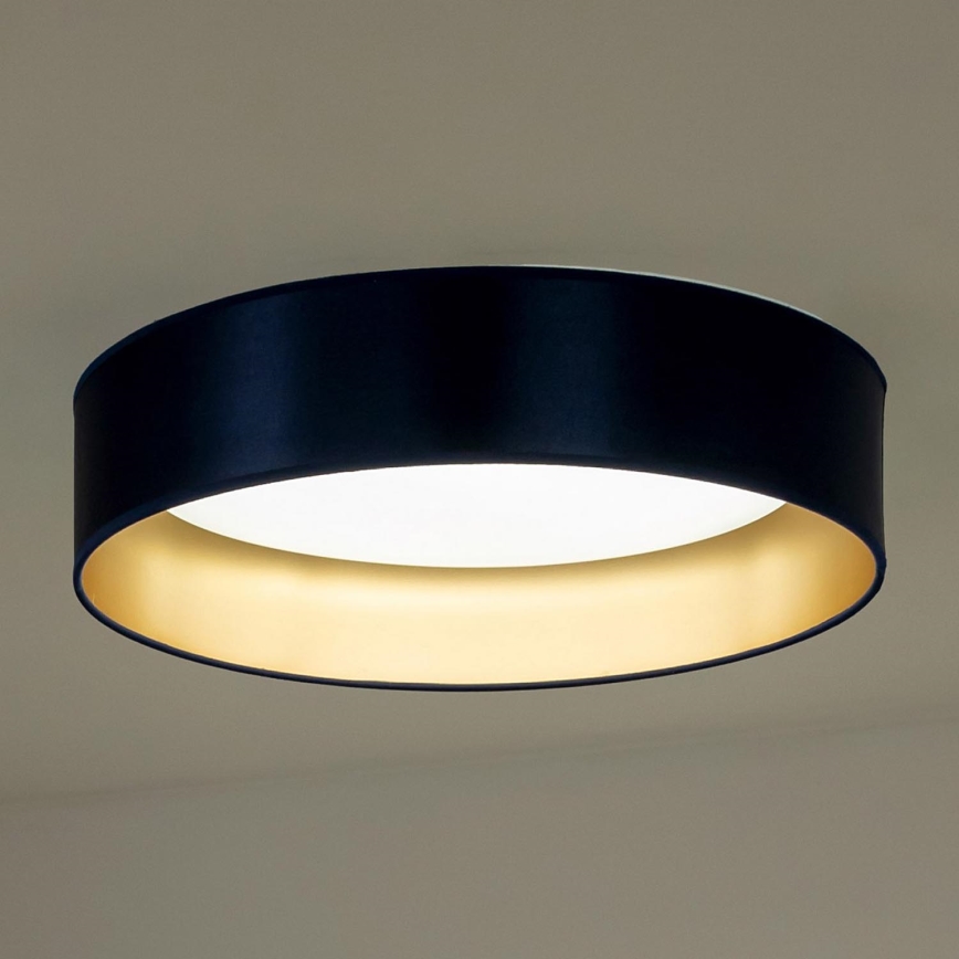 Duolla - LED-kattovalaisin ROLLER LED/24W/230V halkaisija 45 cm sininen/kulta