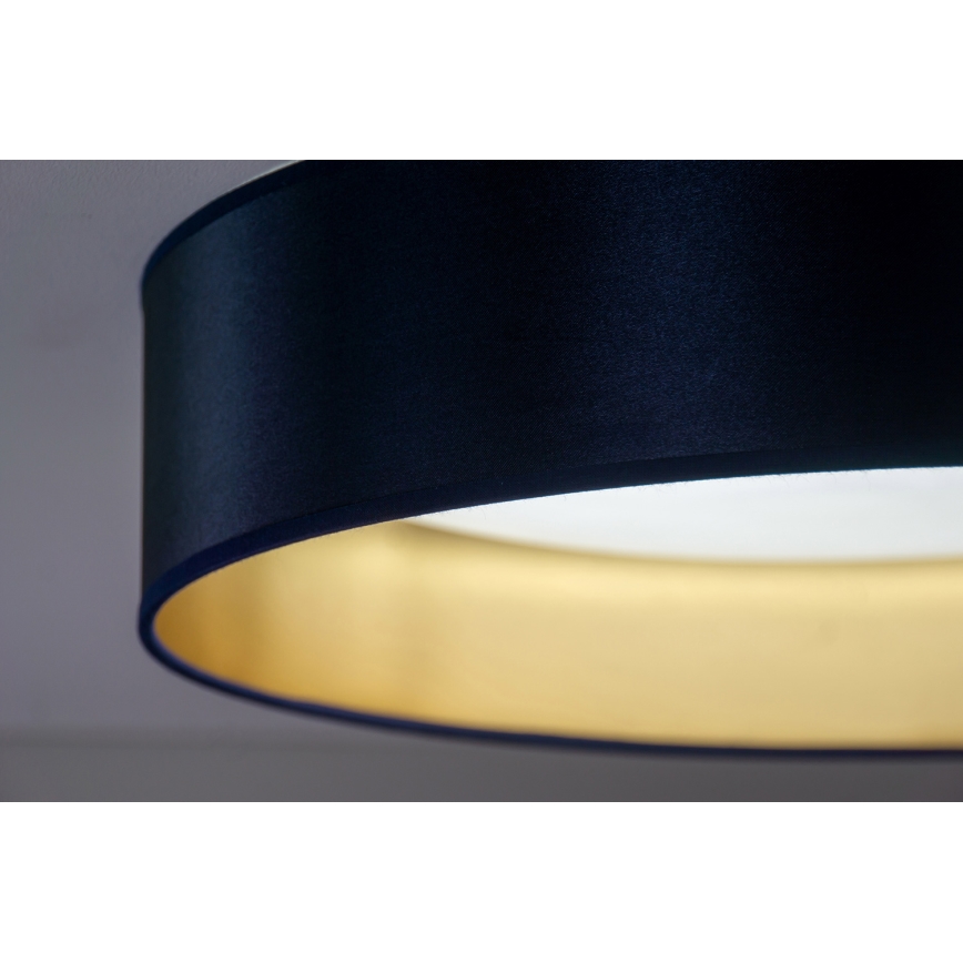 Duolla - LED-kattovalaisin ROLLER LED/24W/230V halkaisija 45 cm sininen/kulta