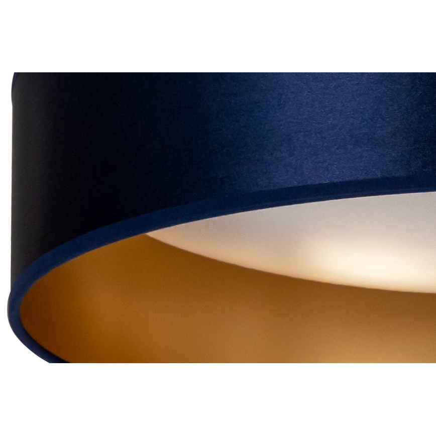 Duolla - LED-kattovalaisin ROLLER LED/24W/230V halkaisija 45 cm sininen/kulta