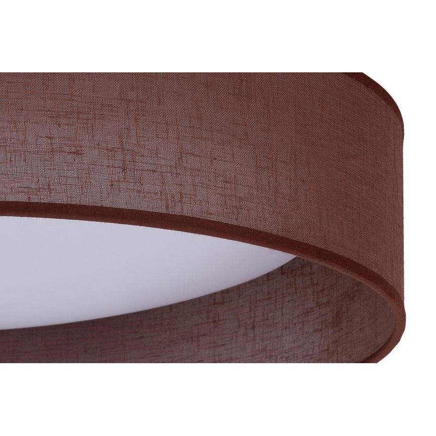 Duolla - LED-kattovalaisin ROLLER LED/24W/230V halkaisija 45 cm tummanruskea