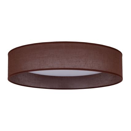 Duolla - LED-kattovalaisin ROLLER LED/24W/230V halkaisija 45 cm tummanruskea