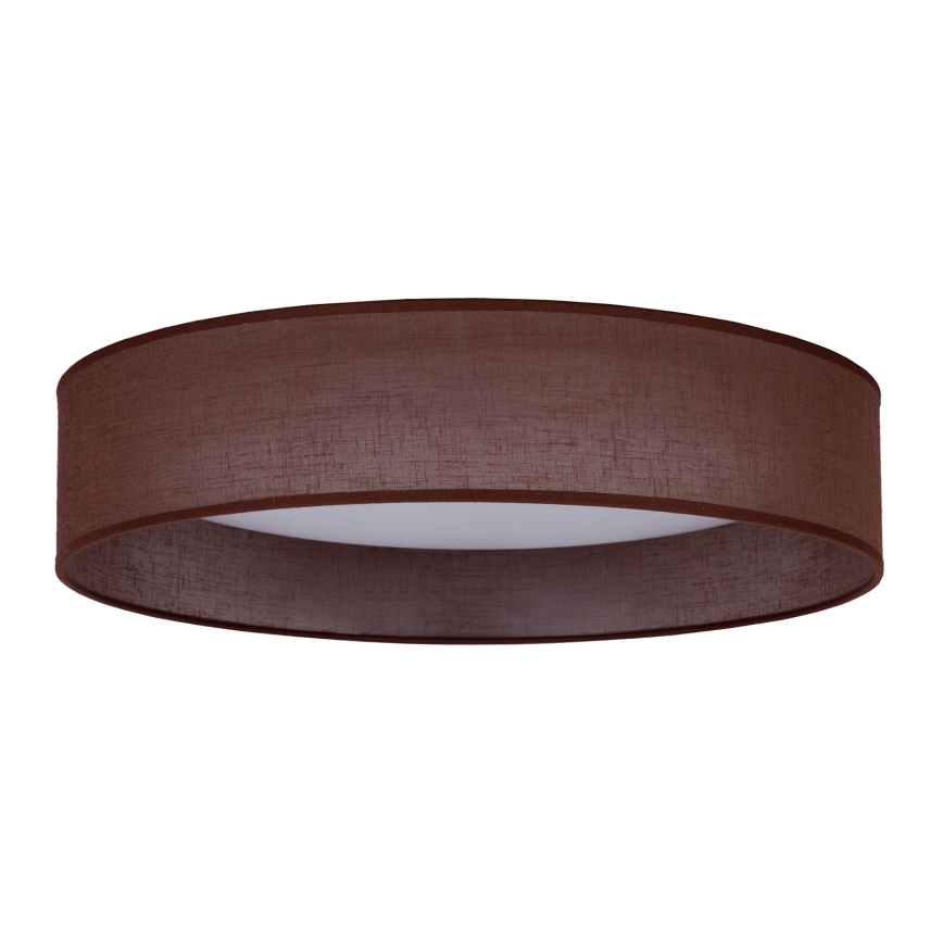 Duolla - LED-kattovalaisin ROLLER LED/24W/230V halkaisija 45 cm tummanruskea