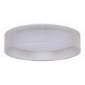 Duolla - LED-kattovalaisin ROLLER LED/24W/230V halkaisija 45 cm vaaleanharmaa