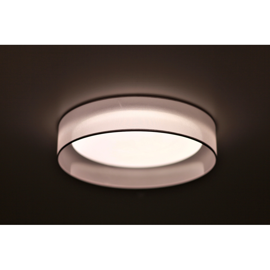 Duolla - LED-kattovalaisin ROLLER LED/24W/230V halkaisija 45 cm vaaleanharmaa