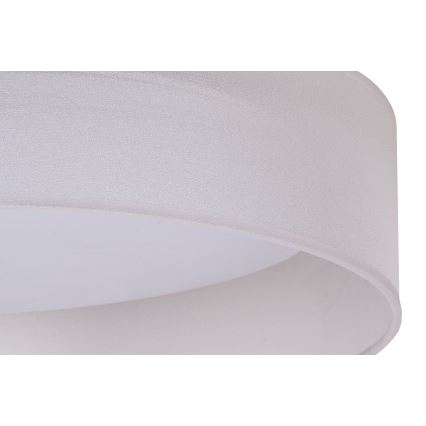 Duolla - LED-kattovalaisin ROLLER LED/24W/230V halkaisija 45 cm vaaleanharmaa