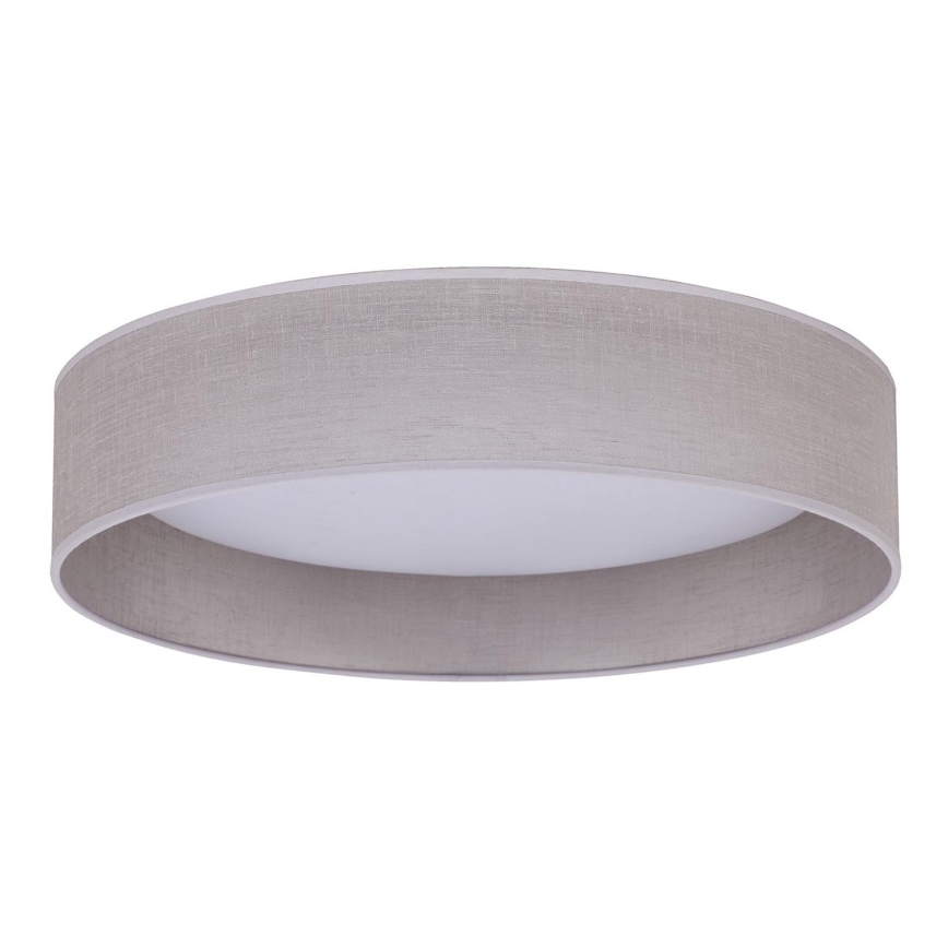 Duolla - LED-kattovalaisin ROLLER LED/24W/230V halkaisija 45 cm vaaleanharmaa