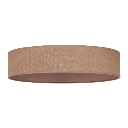 Duolla - LED-kattovalaisin ROLLER LED/24W/230V halkaisija 45 cm vaaleanruskea